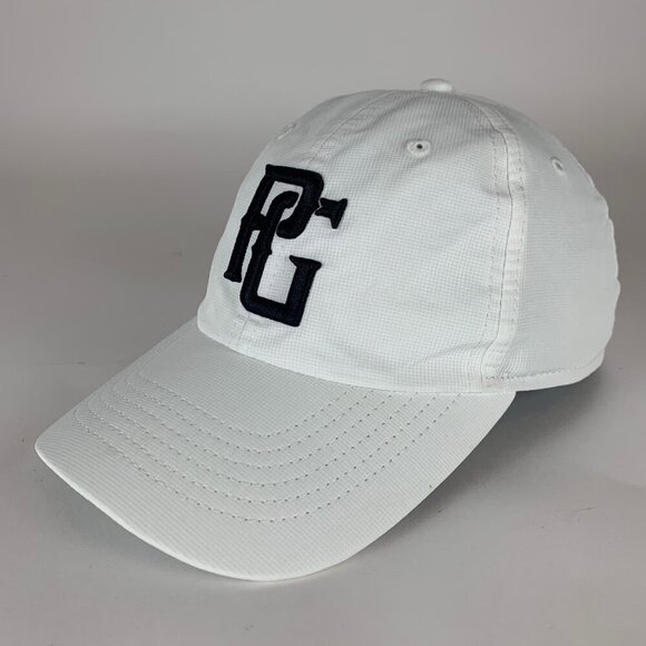 Perfect Game Mens White Relaxed Fit Strapback Adjustable Hat - Picture 1 of 5